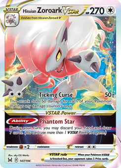 Hisuian Zoroark VSTAR #147 from Lost Origin