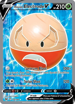 Hisuian Electrode V #172 from Lost Origin