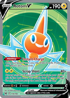 Rotom V #176 from Lost Origin