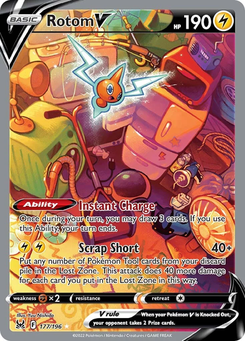 Rotom V #177 from Lost Origin