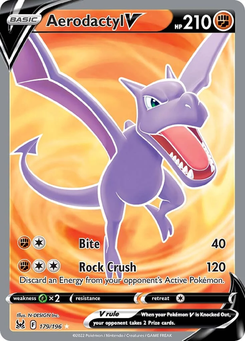 Aerodactyl V #179 from Lost Origin