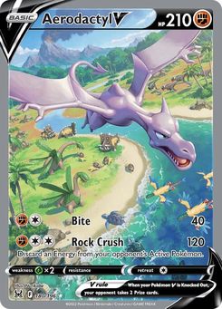 Aerodactyl V #180 from Lost Origin