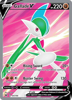 Gallade V #181 from Lost Origin