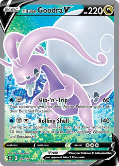 Hisuian Goodra V #187 from Lost Origin