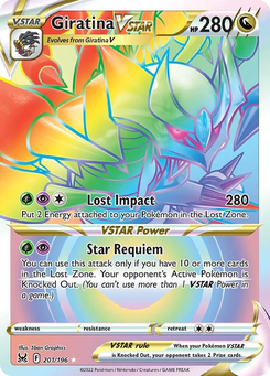 Giratina VSTAR #201 from Lost Origin