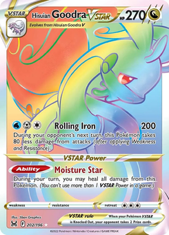 Hisuian Goodra VSTAR #202 from Lost Origin