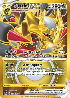 Giratina VSTAR #212 from Lost Origin