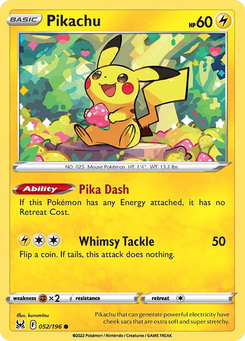 Pikachu #52 from Lost Origin