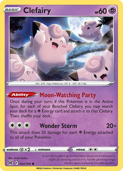 Clefairy #62 from Lost Origin
