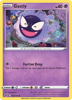 Gastly #64 from Lost Origin