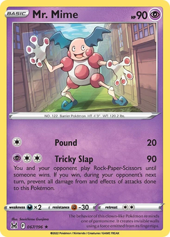 Mr. Mime #67 from Lost Origin