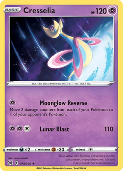 Cresselia #74 from Lost Origin