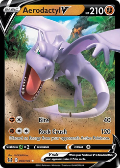 Aerodactyl V #92 from Lost Origin