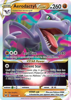 Aerodactyl VSTAR #93 from Lost Origin