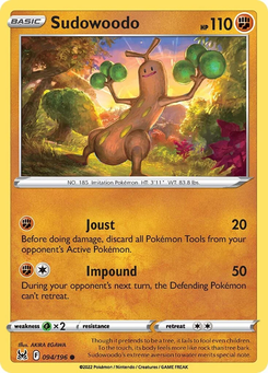 Sudowoodo #94 from Lost Origin