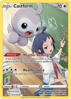 Castform #TG11 from Lost Origin