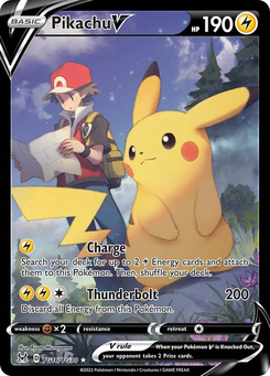 Pikachu V #TG16 from Lost Origin