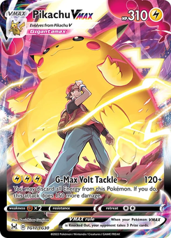 Pikachu VMAX #TG17 from Lost Origin