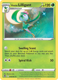 Hisuian Lilligant #10 from Silver Tempest