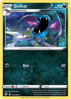 Golbat #104 from Silver Tempest