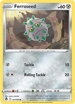 Ferroseed #121 from Silver Tempest