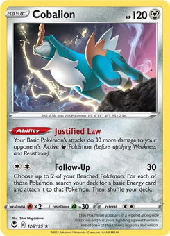 Cobalion #126 from Silver Tempest