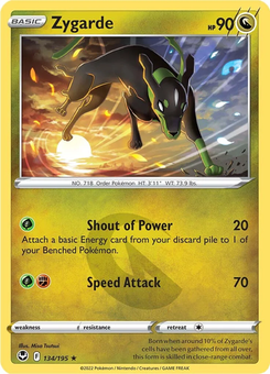 Zygarde #134 from Silver Tempest