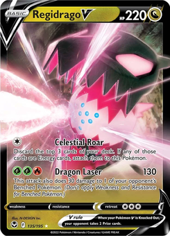 Regidrago V #135 from Silver Tempest