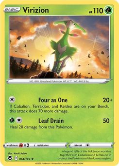Virizion #14 from Silver Tempest