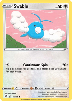 Swablu #142 from Silver Tempest