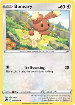 Buneary #144 from Silver Tempest
