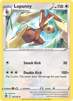 Lopunny #145 from Silver Tempest