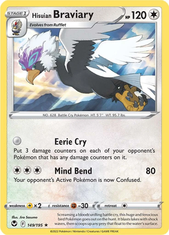 Hisuian Braviary #149 from Silver Tempest