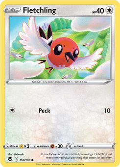 Fletchling #150 from Silver Tempest
