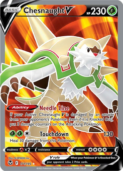 Chesnaught V #171 from Silver Tempest