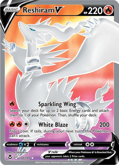 Reshiram V #172 from Silver Tempest