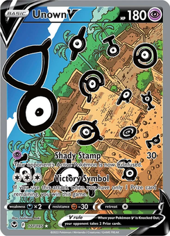Unown V #177 from Silver Tempest