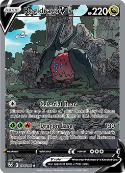 Regidrago V #184 from Silver Tempest