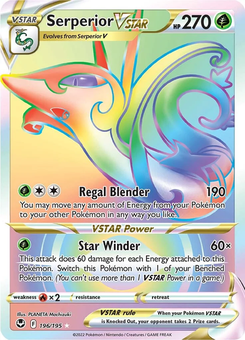Serperior VSTAR #196 from Silver Tempest