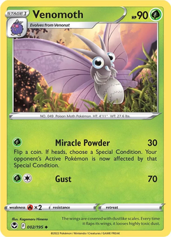 Venomoth #2 from Silver Tempest