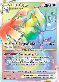 Lugia VSTAR #202 from Silver Tempest