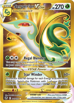 Serperior VSTAR #210 from Silver Tempest