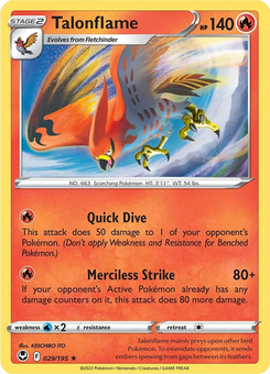 Talonflame #29 from Silver Tempest