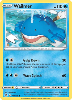 Wailmer #37 from Silver Tempest