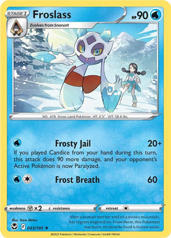 Froslass #43 from Silver Tempest
