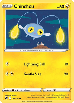 Chinchou #51 from Silver Tempest