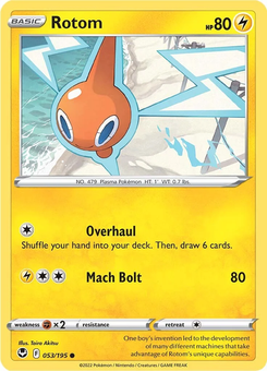 Rotom #53 from Silver Tempest