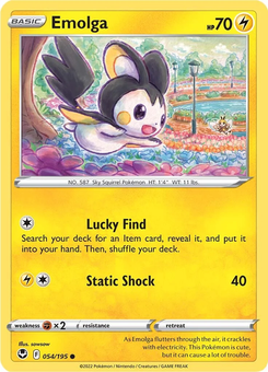 Emolga #54 from Silver Tempest