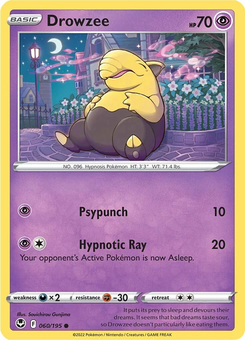 Drowzee #60 from Silver Tempest