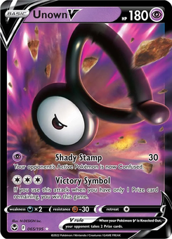 Unown V #65 from Silver Tempest